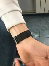 STJ-Correa de reloj Milanese Loop de acero inoxidable para Apple Watch, Series 1/2/3 42mm 38mm, correa de pulsera para iwatch serie 4 40mm 44mm