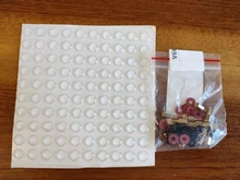 Elevador de placa base dorada + tornillos plateados, arandelas rojas de ordenador de 6,5mm 6-32-M3, alta calidad, 10 Uds.