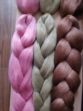 Pelo sintético trenzado de 24 pulgadas, pelo de Piano puro, fibra trenzada Jumbo, extensión de cabello Artificial de Color, estilo DIY