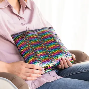 

Rainbow Magic Sequin Cushion