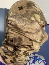 Pasamontañas de camuflaje táctico, máscara facial CS completa, juego de guerra, caza del ejército, deportes de ciclismo, casco con forro, militar, Multicam, CP, bufanda