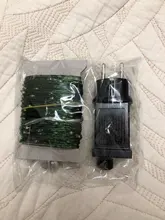 String-Lights Fairy-Garland Party-Decoration Christmas-Tree Green-Wire Holiday Outdoor Led