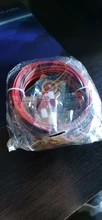 Cable eléctrico de cobre estañado de 2 pines, Cable de extensión de alimentación de larga duración, 300V, PVC, rojo, negro, 18, 20, 22 AWG