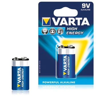 

Alkaline Battery Varta 6LR61 9 V 580 mAh High Energy Blue