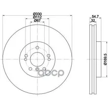 Диск Тормозной [Снят С Производства С Заменой На Артикул 92150605] Textar арт. 92150603