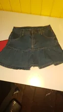 Minifalda vaquera plisada para mujer, pantalones vaqueros cortos de cintura alta, con volantes, estilo coreano, Harajuku Punk Y2K