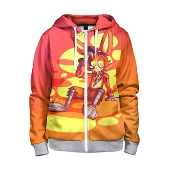 

Children's sweatshirt 3D with zipper FNaF Foxy