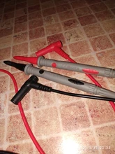 Digital-Multimeter Probe Alligator-Clip Test-Leads Soft-Silicone-Wire Universal 