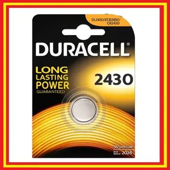 

Battery de Buttons Duracell original battery CR2430 Lithium NEW 3V Blister 1X unit
