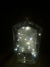Wine-Bottle Lights-Battery Halloween-Bar-Decor Cork String Led Wedding Christmas Party