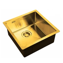 Мойка для кухни ZorG ZL R 440440 BRONZE(цвет бронзовый, габаритные размеры 440 х 440, материал нержавеющая сталь, форма