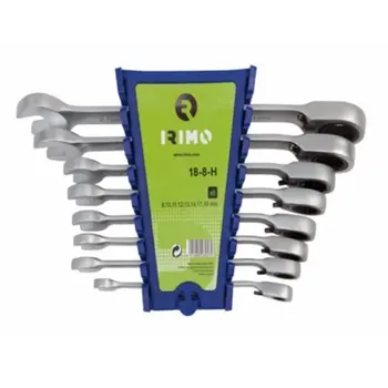 

FIXED WRENCH COMBINED 8-19MM RATCHET 2 MOUTHS IRIMO 8 PC
