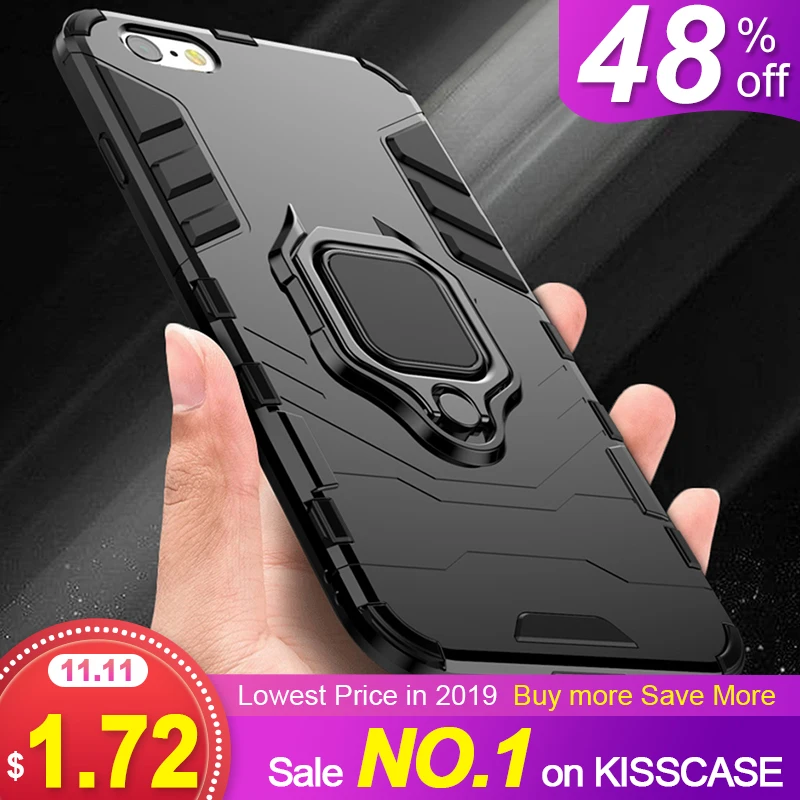 Kisscase укрепленный чехол для телефона Для Сяо mi красный mi 6 6pro Примечание 5 4X Комбинированный держатель чехол для Xiaomi mi 8 A1 A2 Max 3 Pocophone F1 для xiaomi