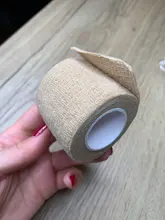 Vendaje elástico autoadhesivo desechable para mango con tubo de estiramiento, accesorios de tatuaje de Color aleatorio x1