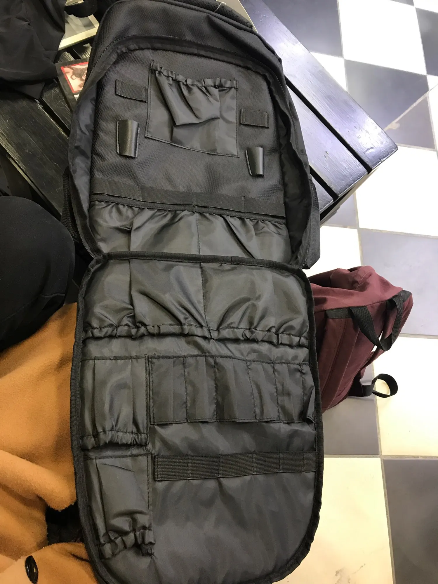 Hairdressing Tools Bag Hair Accessories Large Capacity Storage Tool Haircut Backpack Outdoor Travel Backpack Cosmetic Organizer reviews №2 236477