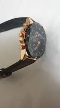 Reloj de pulsera deportivo Para Hombre, cronógrafo de cuero, estilo militar, informal, Moderno, novedad de 2021