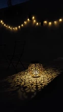 Led-Lantern Control Solar-Lamp Garden-Light Sensitive-Sensor Hanging Outdoor Olive-Shape