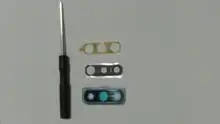 Tools Glass Back-Camera A50 Safety A505F Samsung Galaxy Lens-Cover Phone-Housing-Frame