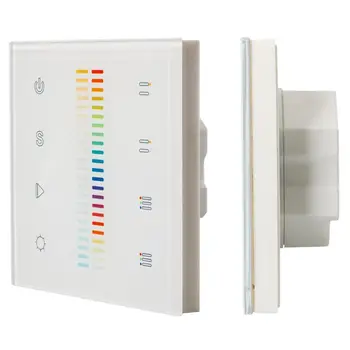 

019061 panel sens sr-2830c-rf-in White (12-24V, RGB + CCT,DMX,4 zones 1 PCs Arlight