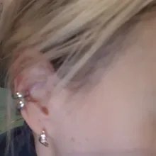 Circonio coreano oído brazalete Set pendientes para niñas 3-14k oro lindo cartílago Clip en pendientes No perforado mujeres Punk joyería