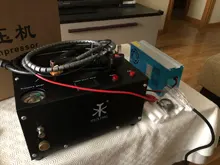 TUXING TXET061 4500Psi 300Bar 12V PCP compresor de aire bomba de alta presión compresor transformador neumático inflador de rifle de pistola de aire