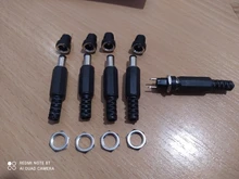 10 Uds 5 pares de alimentación DC pin conector 2,5x5,5mm hembra Jack + macho Jack hembra adaptador DC-022B * 5,5*2,5mm