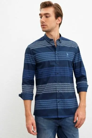 U.S. POLO ASSN. Мужской тканый гомлек