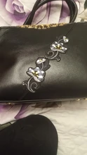 Bandolera bordada de cuero para mujer, bolso de mano femenino, 2020