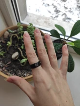 FairLadyHood-anillo de acero inoxidable con alas de la libertad para hombres y mujeres, anillos de dedo con diseño de ataque a Titan, de titanio negro, para aficionados al Anime