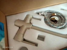 Grifo purificado múltiple para fregadero de cocina, mezclador de agua caliente y fría, con doble rotación de 360 grados