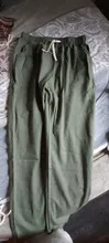 Garemay-pantalones de lino y algodón para mujer, pantalón holgado para mujer, pantalón informal de Color sólido, Harem, Capri de talla grande para mujer