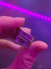 Anillos con letras para mujeres y niños, joyería Retro, Patronum, regalos de disfraz de fiesta