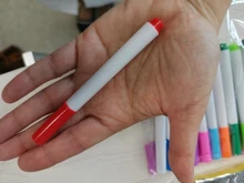 Juego de 12 unidades de tiza líquida soluble en agua de diferentes colores, bolígrafo de dibujo para niños, marcador de tiza sin polvo, suministros escolares y de oficina