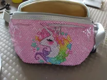 riñonera niño Riñonera con dibujos de unicornio para mujer/niña, estampado de lentejuelas, riñonera de moda, riñonera para niños, riñonera con purpurina para teléfono infantil