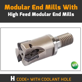 

MHT(90) ZP10 D16 M08 L25 Z02 H-WITH COOLANT HOLE Modular End Mills With Changeable Insert