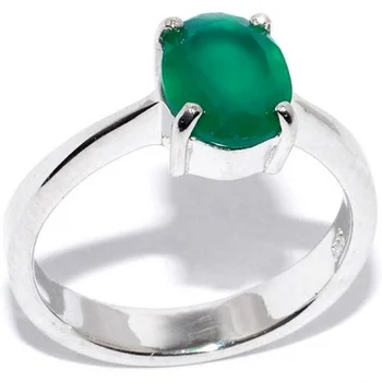 

Silver Wings ring with silver agate