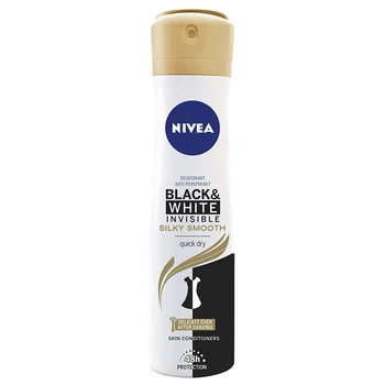 

Spray Deodorant Black & White Invisible Silky Nivea (200 ml)
