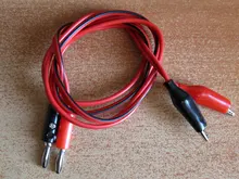 Lead-Clip Banana-Plug Multimeter-Test Black 1meter To Red And Cord for 1pcs Wholesale