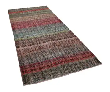 

135x276 Cm Red Handmade Bohemian Rug-4x9 Ft