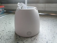 Pen-Holder Desk-Lamp Book Read-Light Dimming Bedside Home-Decor Pink Eye-Protect Touch