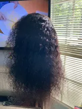 Pelucas frontales de onda profunda para mujeres negras 28 30 pulgadas, cabello humano rizado 13x4 brasileño Remy, peluca con malla Frontal ondulada y húmeda