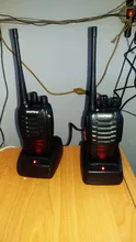 1 Uds o 2 uds $TERM impacto Baofeng BF-888S Mini Walkie Talkie Radio portátil CB radio BF888s 16CH UHF Comunicador transmisor transceptor