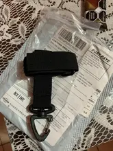 Guantes de equipo militar para acampada, accesorio con gancho, para exteriores, tácticos, cuerda de escalada, hebilla de almacenamiento, guante para acampada, hebilla colgante