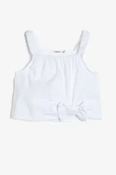 

Koton Kids White Girl Children Blouse
