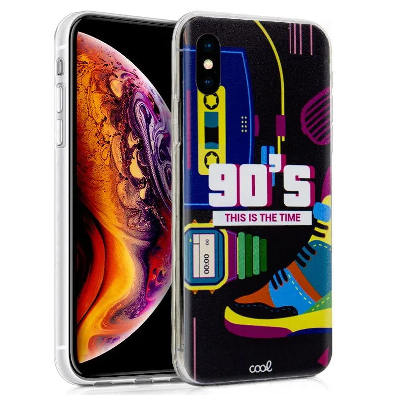 Чехол для iPhone XS Max чертежи ретро
