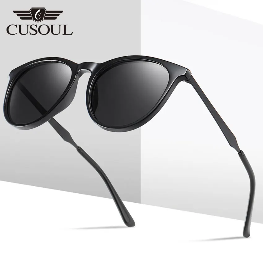 

Cusoul 2020 Fashion Sunglasses Women Vintage Metal Mirror Classic Vintage Sun Glasses Female UV400