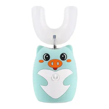 

Electric Toothbrush U-shaped Children Cartoon Rechargeable Automatic Tooth Brushing Student Tooth Cleaner