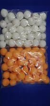 Huieson-pelotas de tenis de mesa 30 50 100, Material inglés, 3 estrellas, 40 + Pelotas de Ping Pong de plástico ABS, para entrenamiento de tenis de mesa