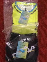 Astana-Conjunto de ropa de ciclismo para hombre, Maillot y Culotte de equipo profesional de secado rápido, 19D, amarillo, novedad de 2021