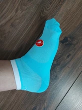 Calcetines cortos de ciclismo para hombre y mujer, transpirables, para verano